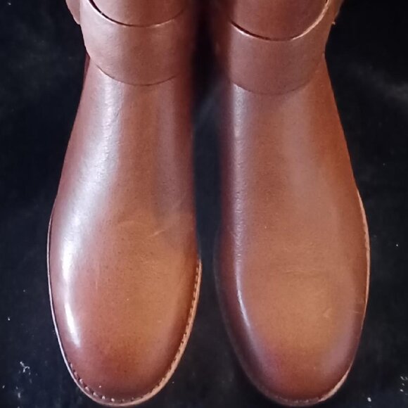 NIB Frye & Co Brown Adelaide  Buckle Detail Ankle Boot - Picture 3 of 7